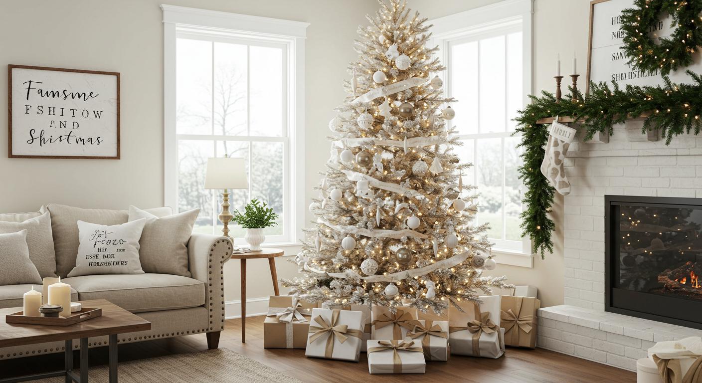 15 Cozy Neutral Christmas Tree Styles You’ll Love