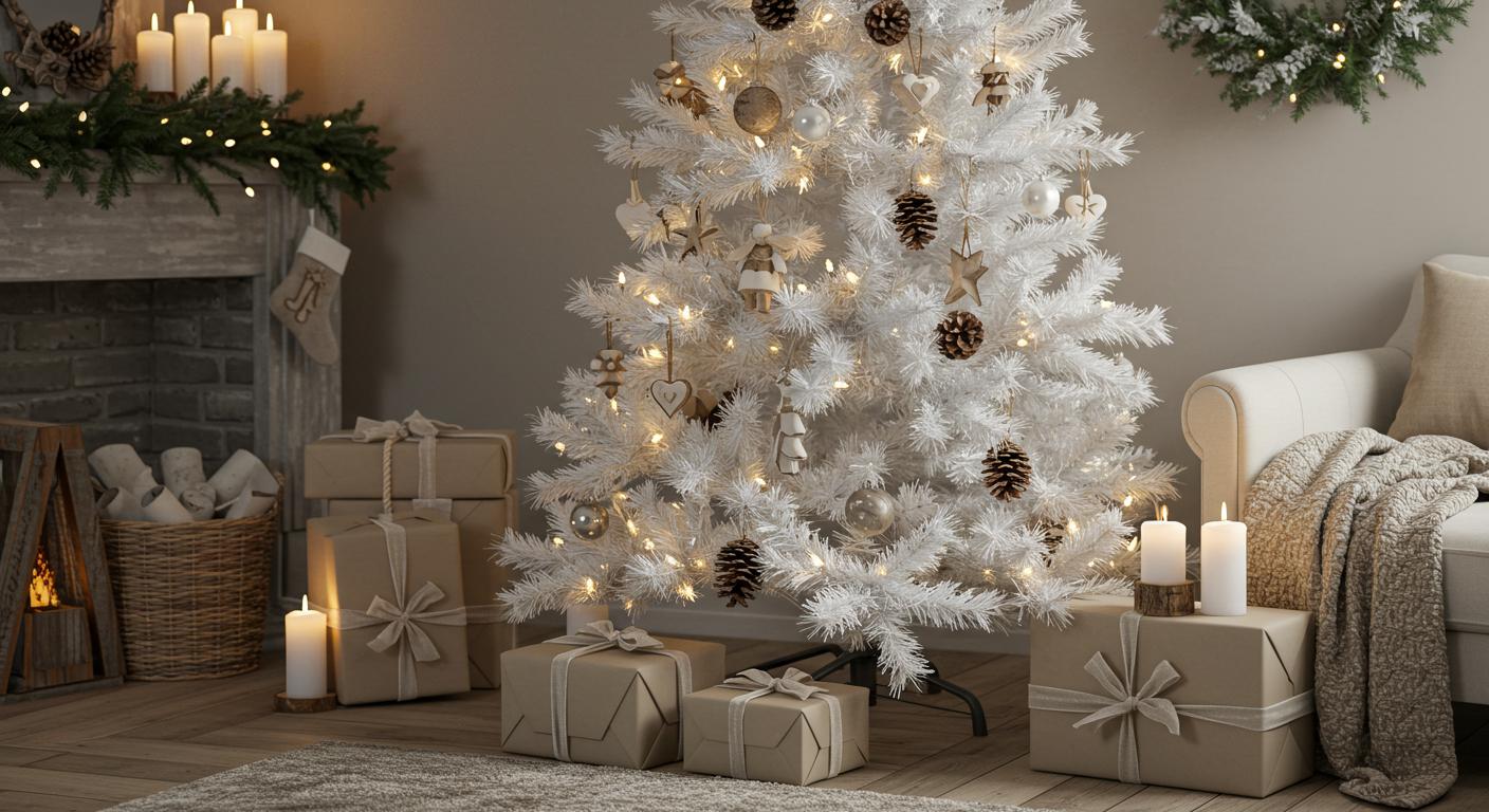 20 Scandinavian Neutral Christmas Tree Looks