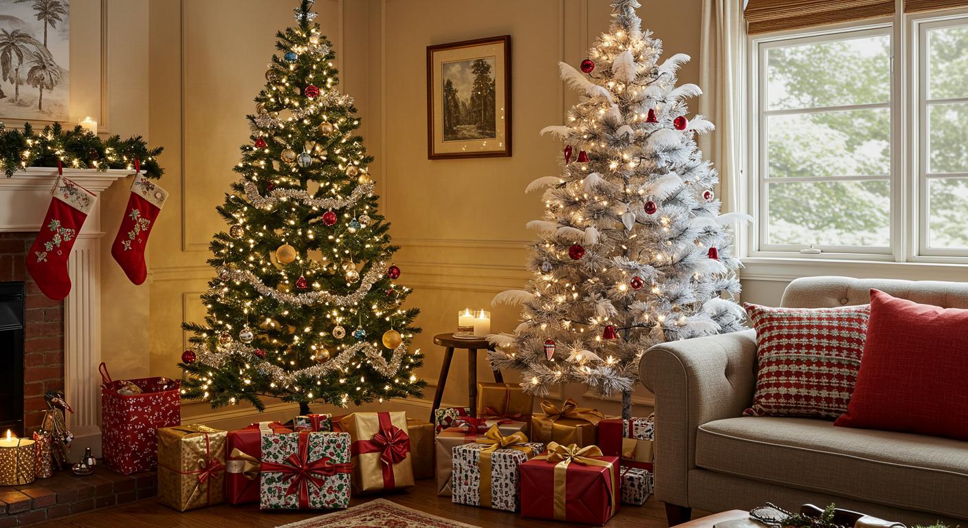 25 Vintage Christmas Tree Ideas to Bring Nostalgia
