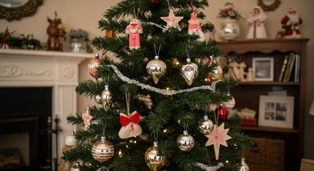20 Whimsical Vintage Christmas Tree Inspirations
