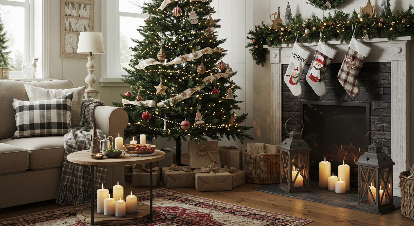 20 Vintage Country Christmas Decor Ideas