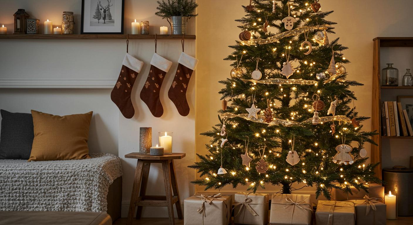 20 Minimal Brown Christmas Tree Decor Ideas