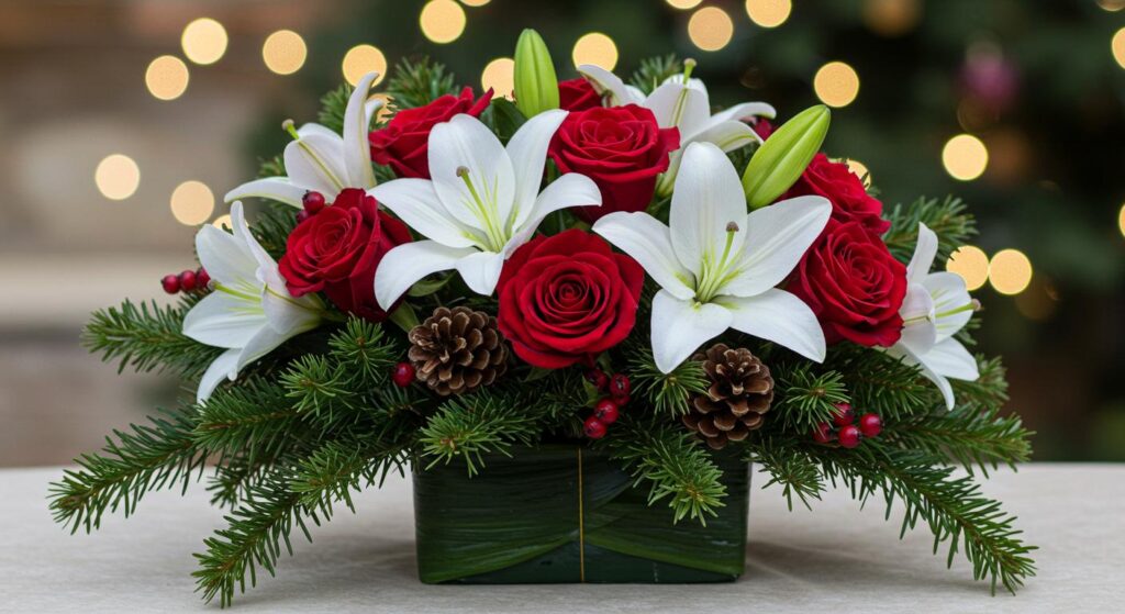 25 Christmas Flower Arrangement Ideas to Brighten Your Home