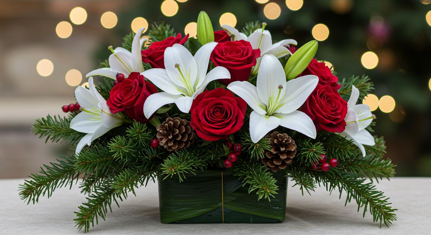 25 Christmas Flower Arrangement Ideas to Brighten Your Home