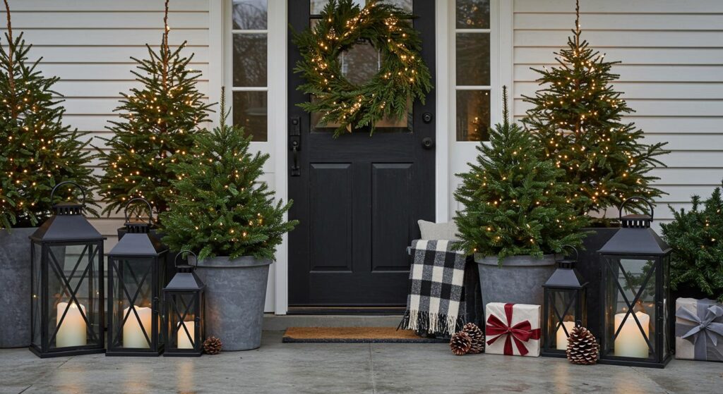 30 Modern Christmas Porch Decor Trends