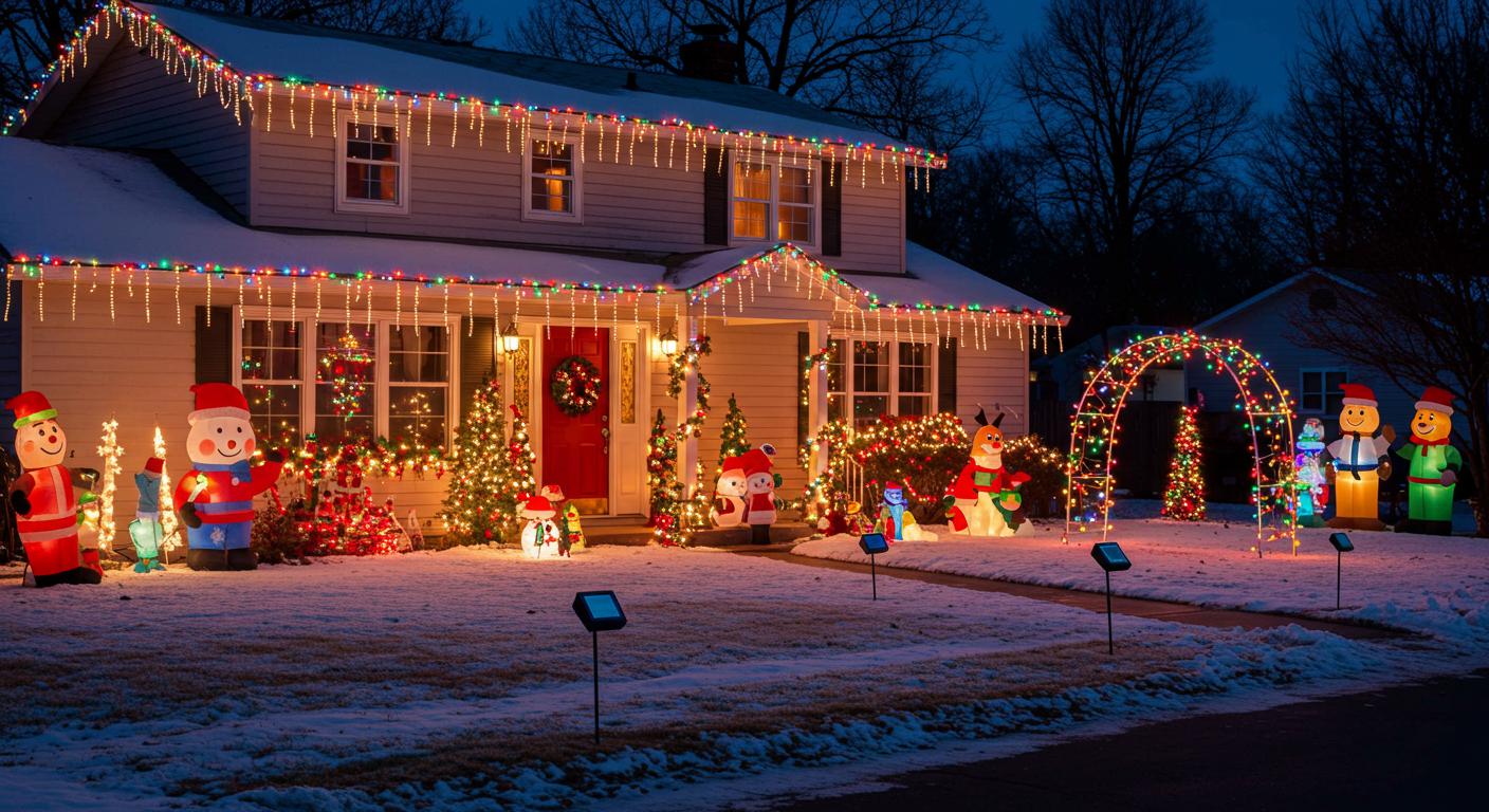 25 Outdoor Christmas Decorations for Your Yard