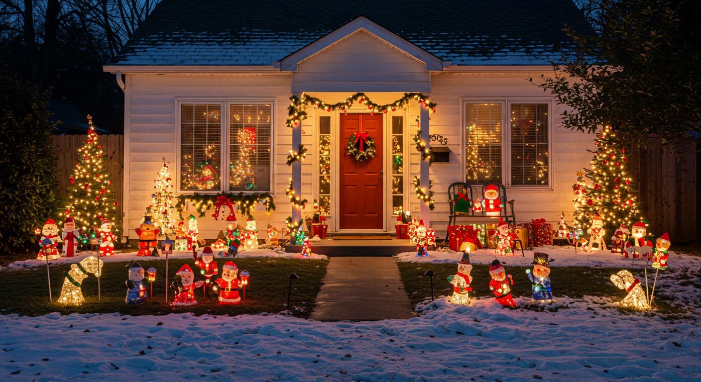 20 DIY Outdoor Christmas Yard Decoration Ideas