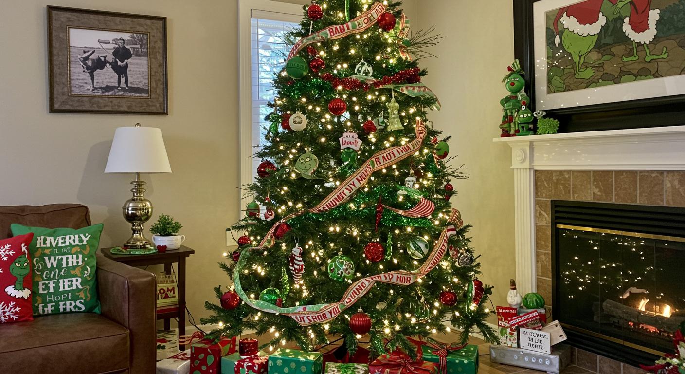 25 Grinch Christmas Tree Ideas That Are Playfully Festive