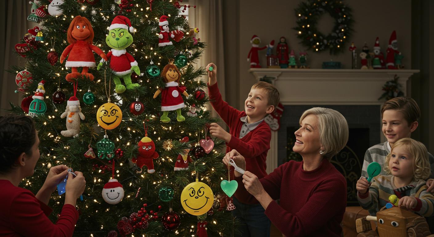 30 Funny Grinch Christmas Tree Decorations for Families