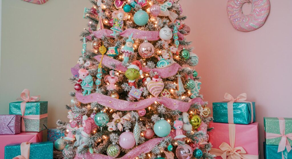 20 Cute and Colorful Grinch Christmas Tree Inspirations