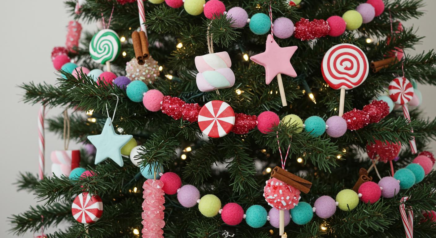 15 DIY Candyland Christmas Tree Decorations