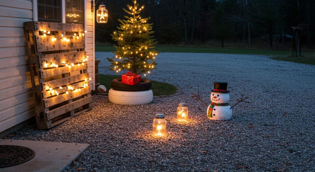 20 Budget DIY Outdoor Christmas Decorations