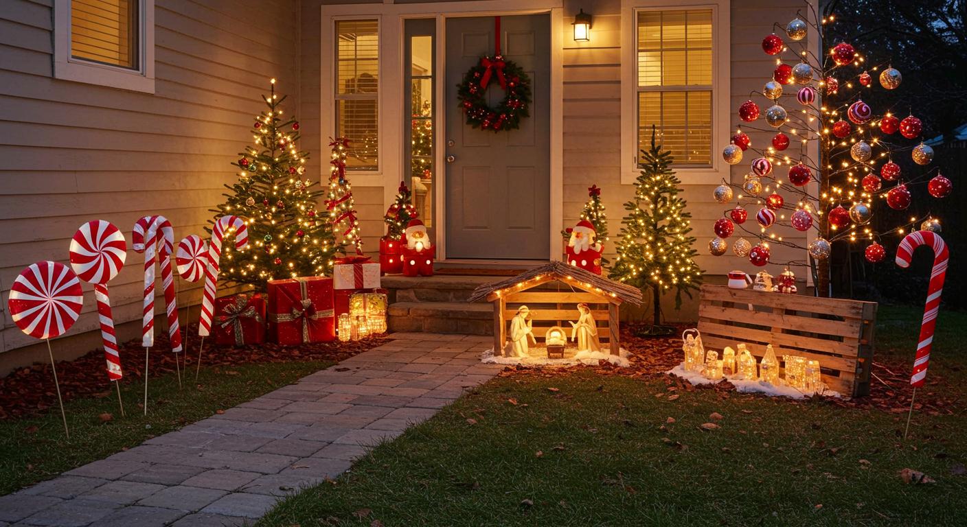 30 Creative DIY Outdoor Christmas Decoration Ideas