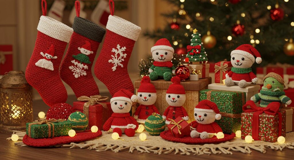 25 Free Christmas Crochet Patterns to Make at Home