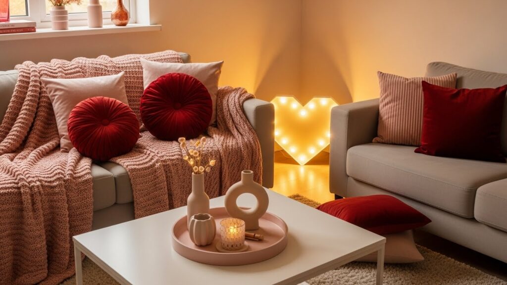 23 Valentine Living Room Decor Ideas That Feel Inviting