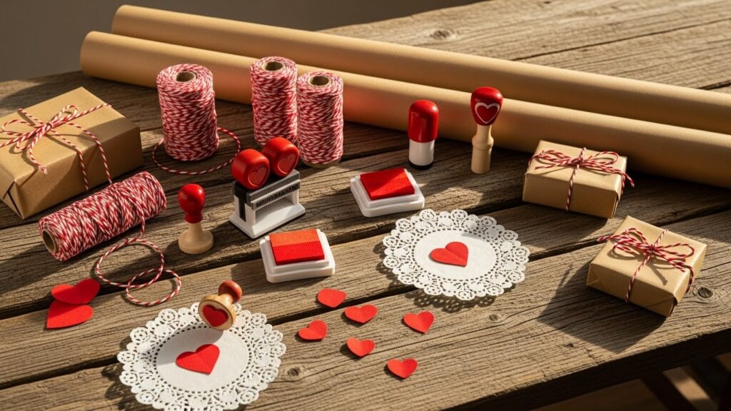 25 Creative DIY Valentine’s Day Gift Wrapping Stations