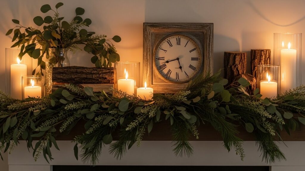 20 Cozy February Fireplace Mantel Ideas