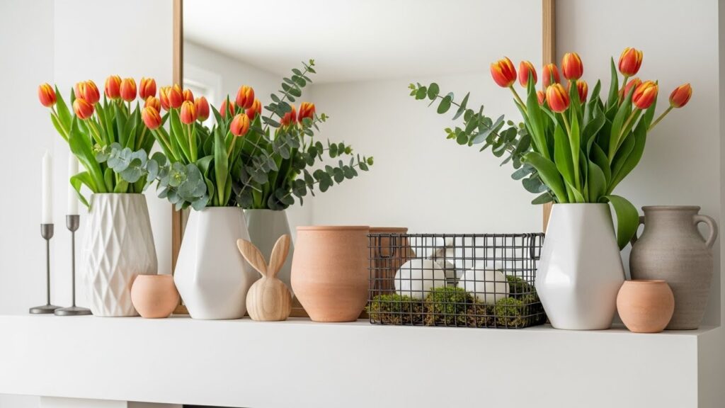 25 Fresh Mantel Ideas to Welcome Early Spring