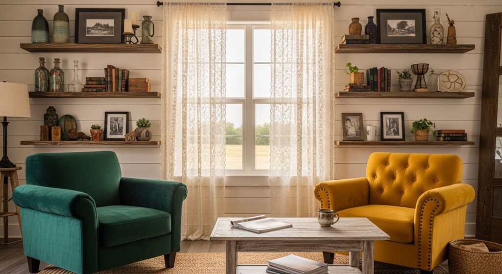 25 Eclectic Farmhouse Decor Ideas With Fun Colorful Touches