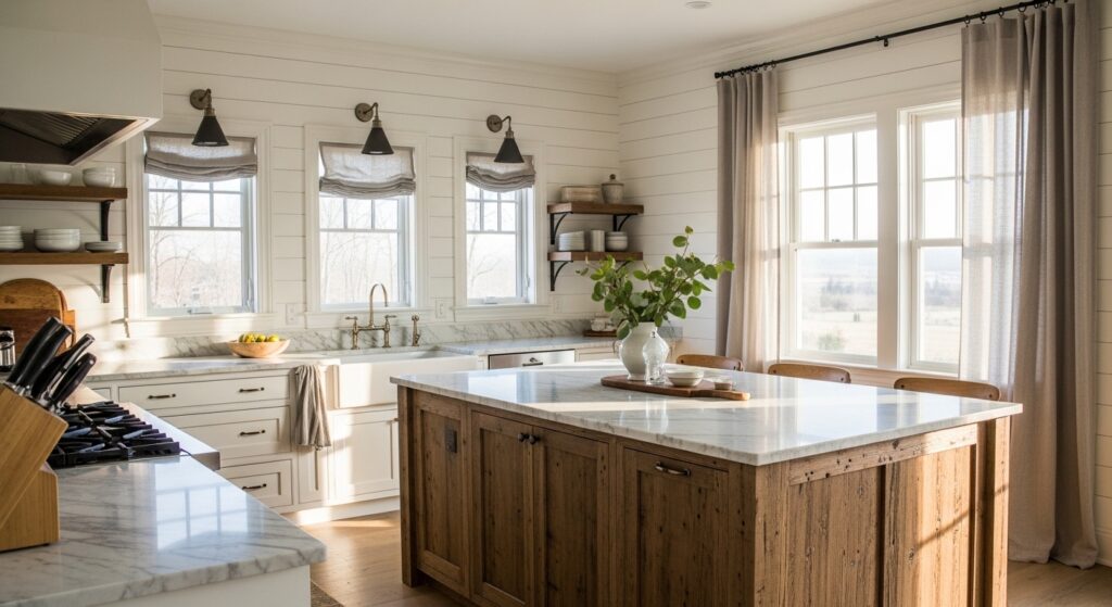 25 Modern Farmhouse Kitchen Ideas in Beautiful Neutral Tones