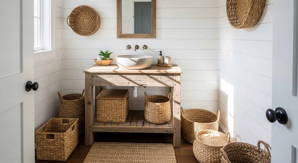 20 Small Farmhouse Bathroom Ideas on a Budget That Look Amazing