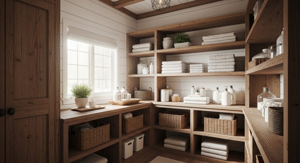 25 Farmhouse Laundry Room Ideas on a Budget That Look High-End
