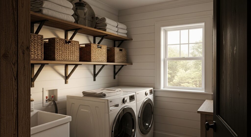 30 Farmhouse Laundry Room Ideas for the Coziest Home Ever