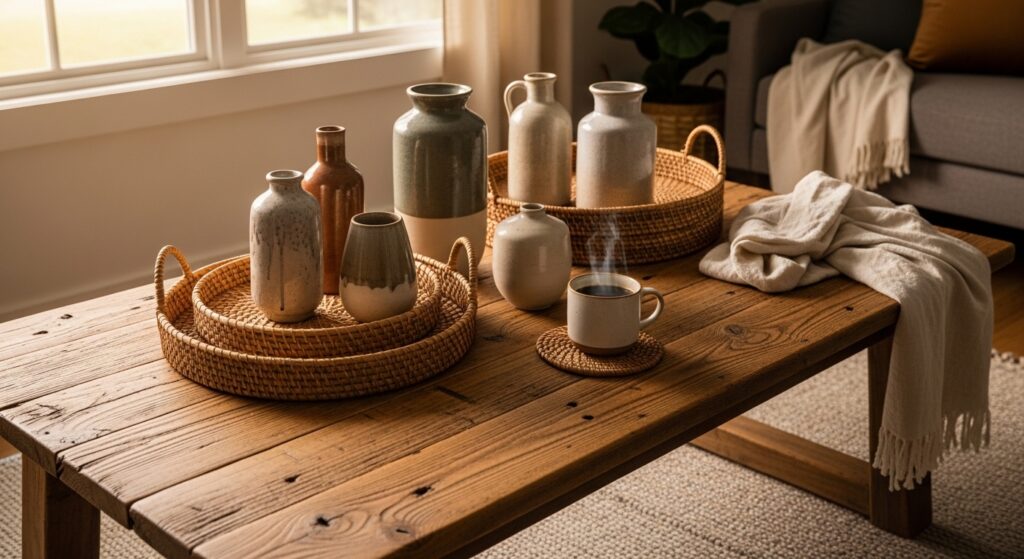 25 Farmhouse Coffee Table Ideas on a Budget That Look High-End