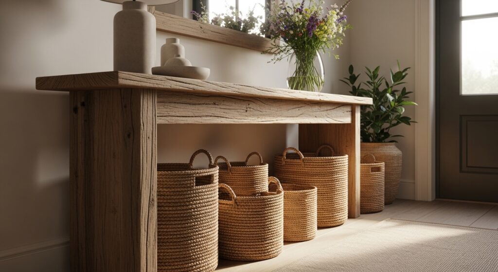 25 Farmhouse Console Table Ideas on a Budget That Look High-End