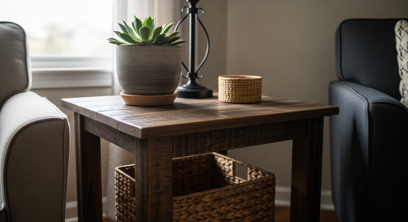 25 Farmhouse End Table Ideas on a Budget That Look High-End