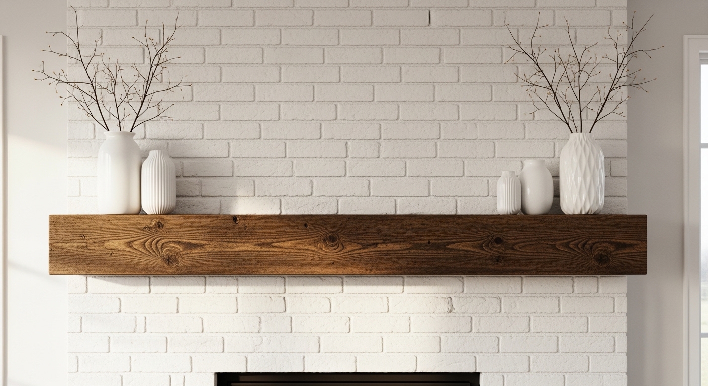 20 Farmhouse Mantel Styling Ideas That Look Straight From a Magazine