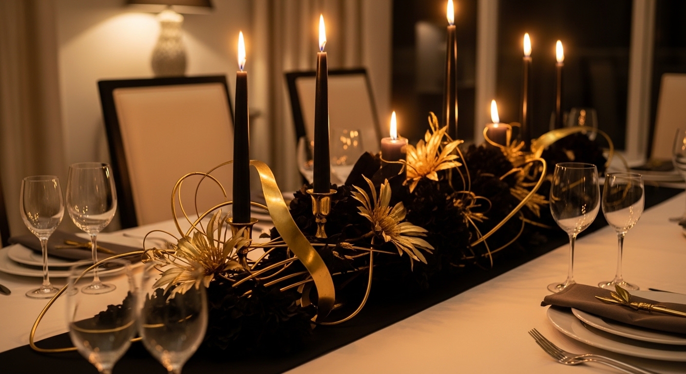 10 Best Black and Gold Centerpieces on a Budget
