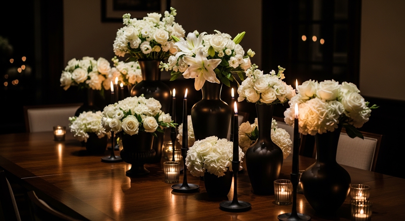 25 Top Black Centerpieces You Will Love