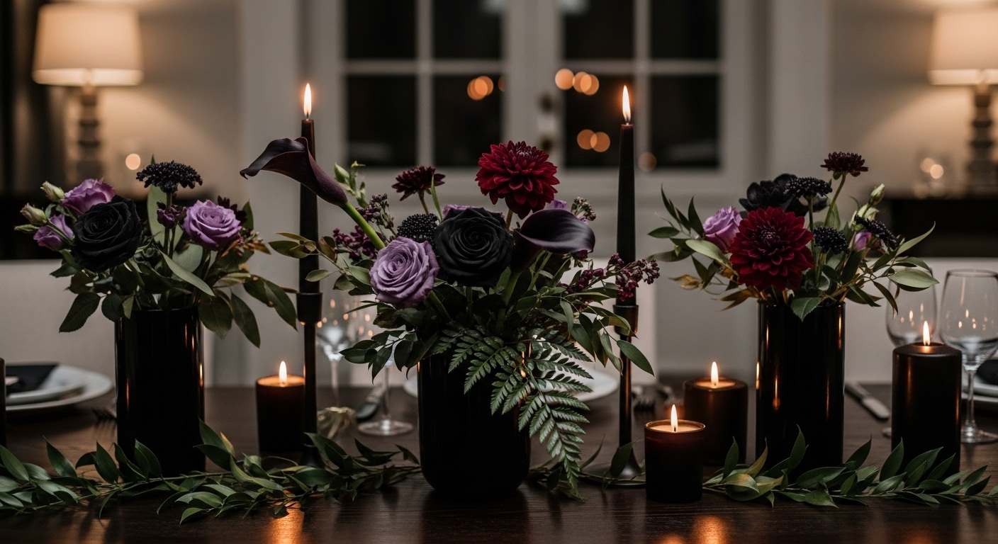 12 Easy Diy Black Centerpieces That Look Expensive