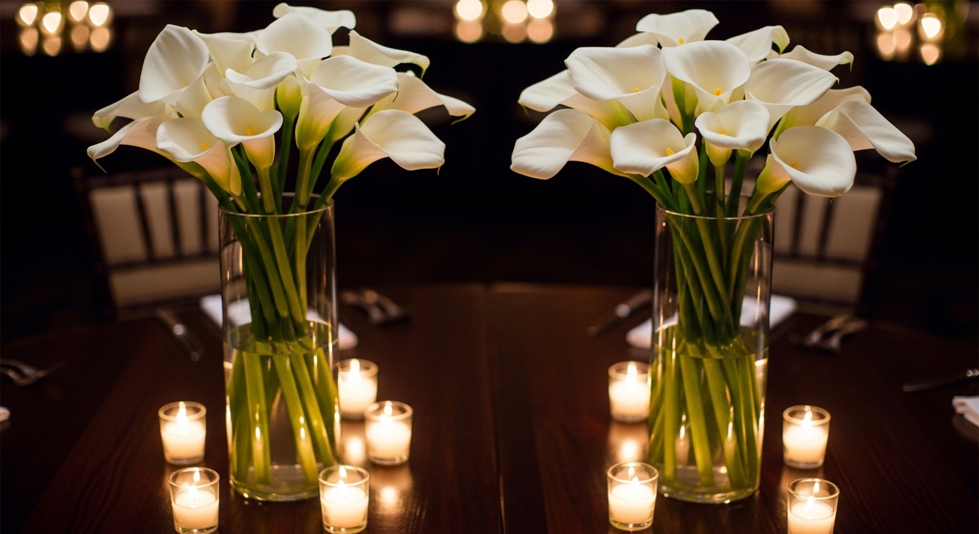 15 Quick White Calla Lily Centerpieces for Any Occasion