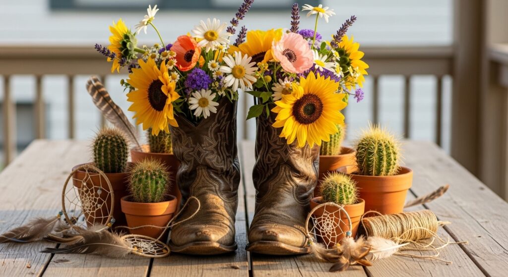 25 Quick Boho Cowgirl Centerpieces for Any Occasion