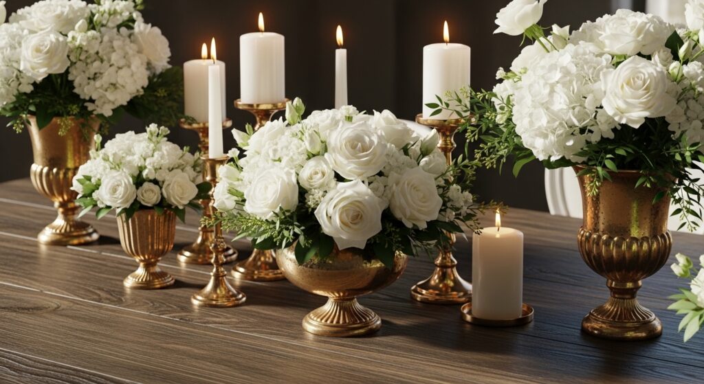 20 Quick Gold Floral Centerpieces for Any Occasion