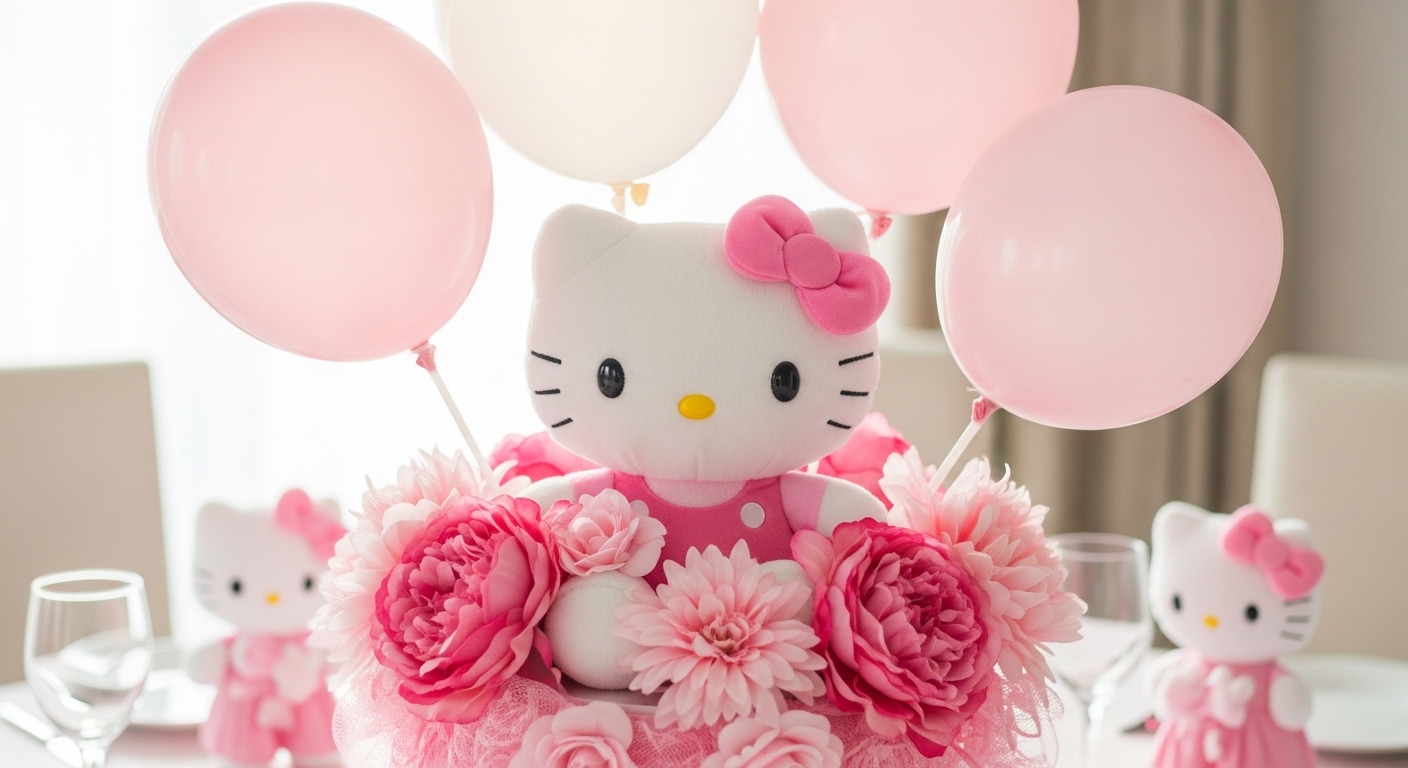 12 Top Hello Kitty Table Centerpieces for a Party