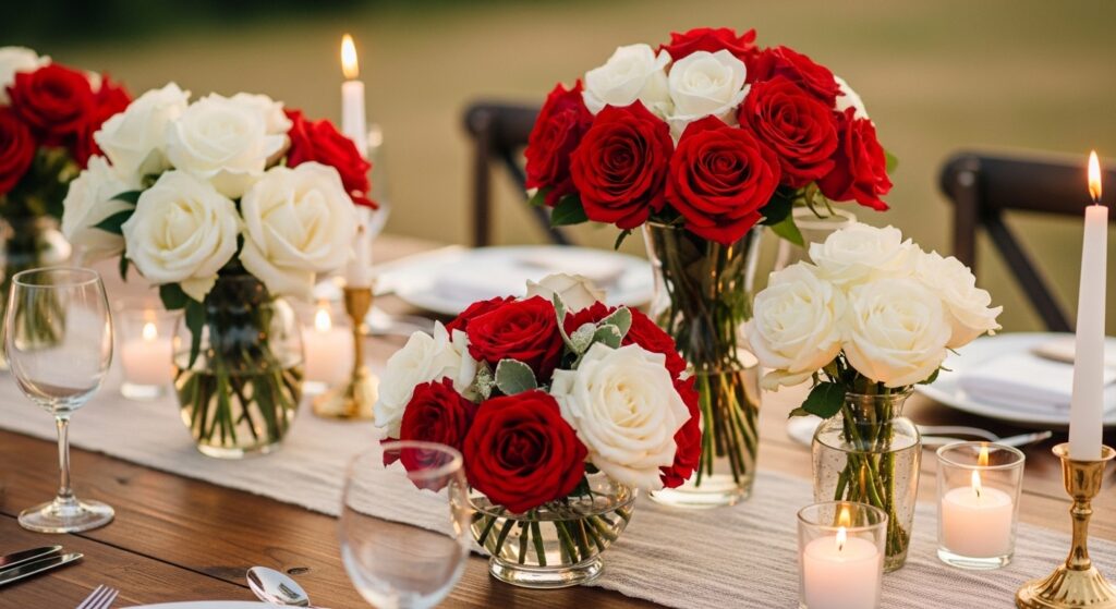 12 Easy Rose Centerpieces Wedding for a Party