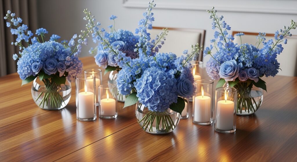 20 Easy Blue Centerpieces You Will Love