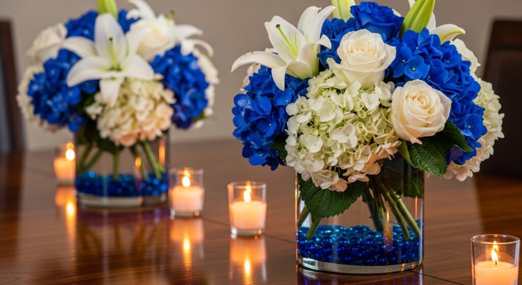 12 Quick Royal Blue Centerpieces for Any Occasion