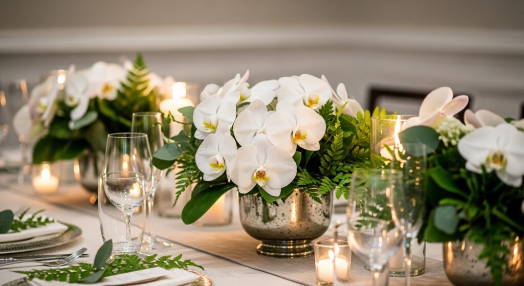 15 Quick White Orchid Centerpieces That Are Stunning