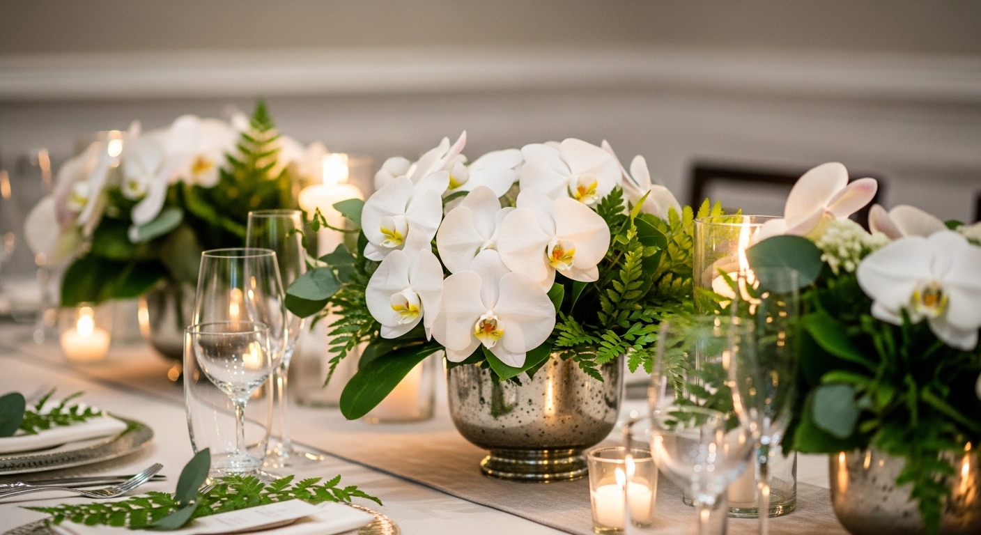 15 Quick White Orchid Centerpieces That Are Stunning
