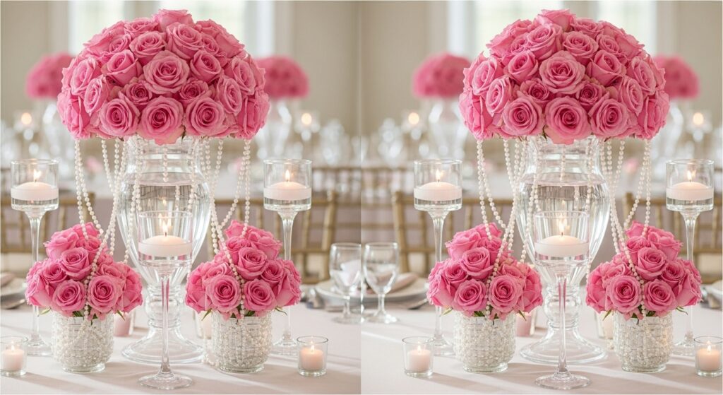 25 Easy Pink Quinceanera Centerpieces for a Party