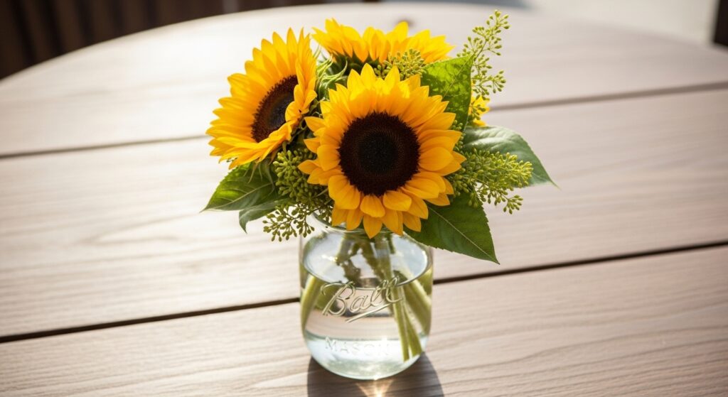 20 Quick Simple Sunflower Centerpieces That Are Stunning
