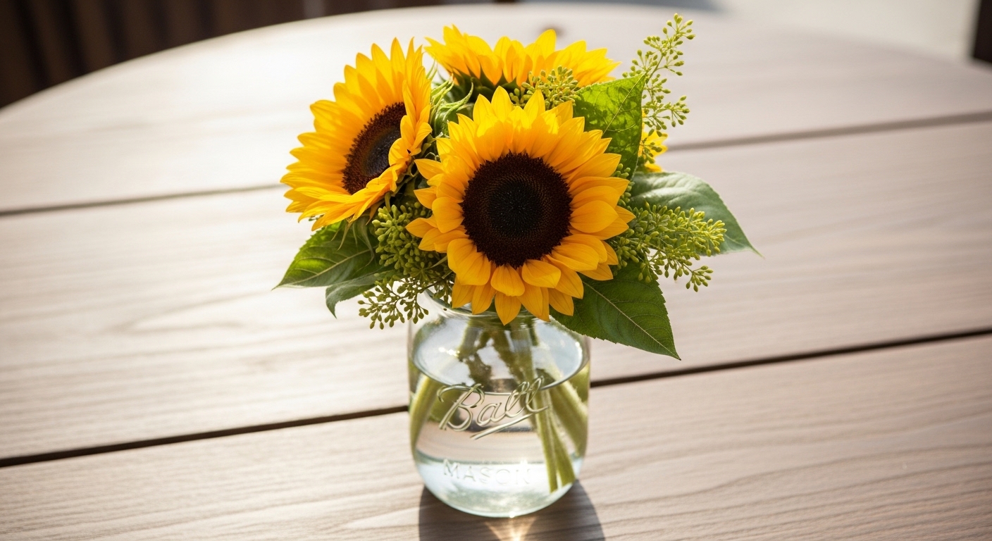20 Quick Simple Sunflower Centerpieces That Are Stunning