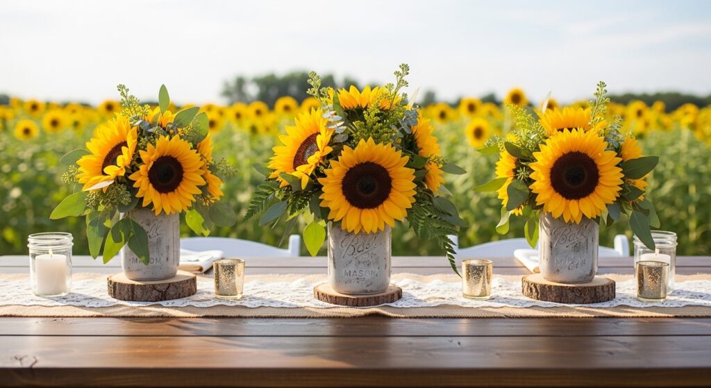 15 Fun Sunflower Centerpieces Wedding for a Party