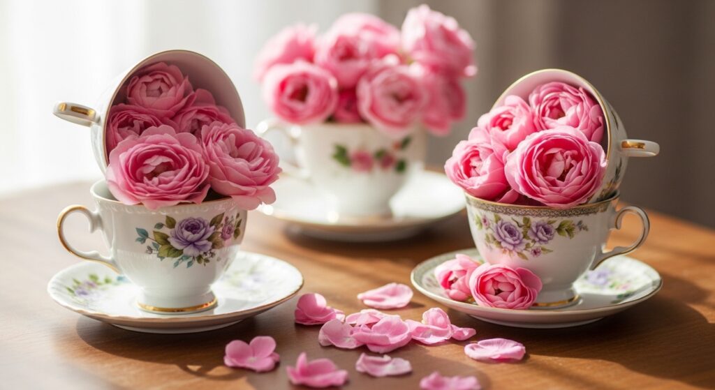 25 Fun Tea Cup Centerpieces You Will Love