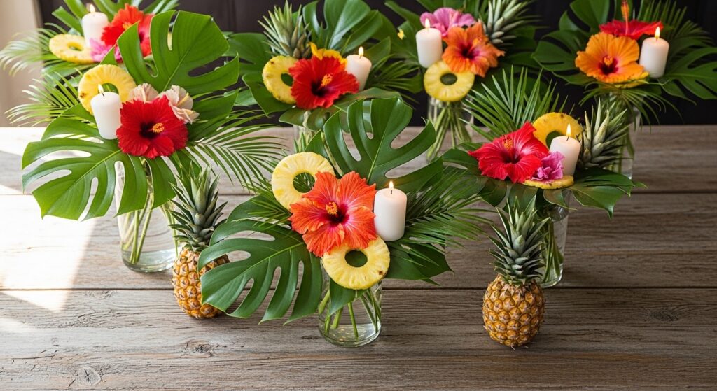 10 Quick Simple Tropical Centerpieces for Any Occasion