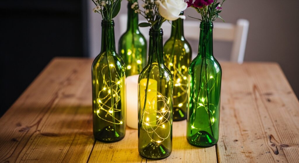 12 Fun Wine Bottle Centerpieces for Your Home